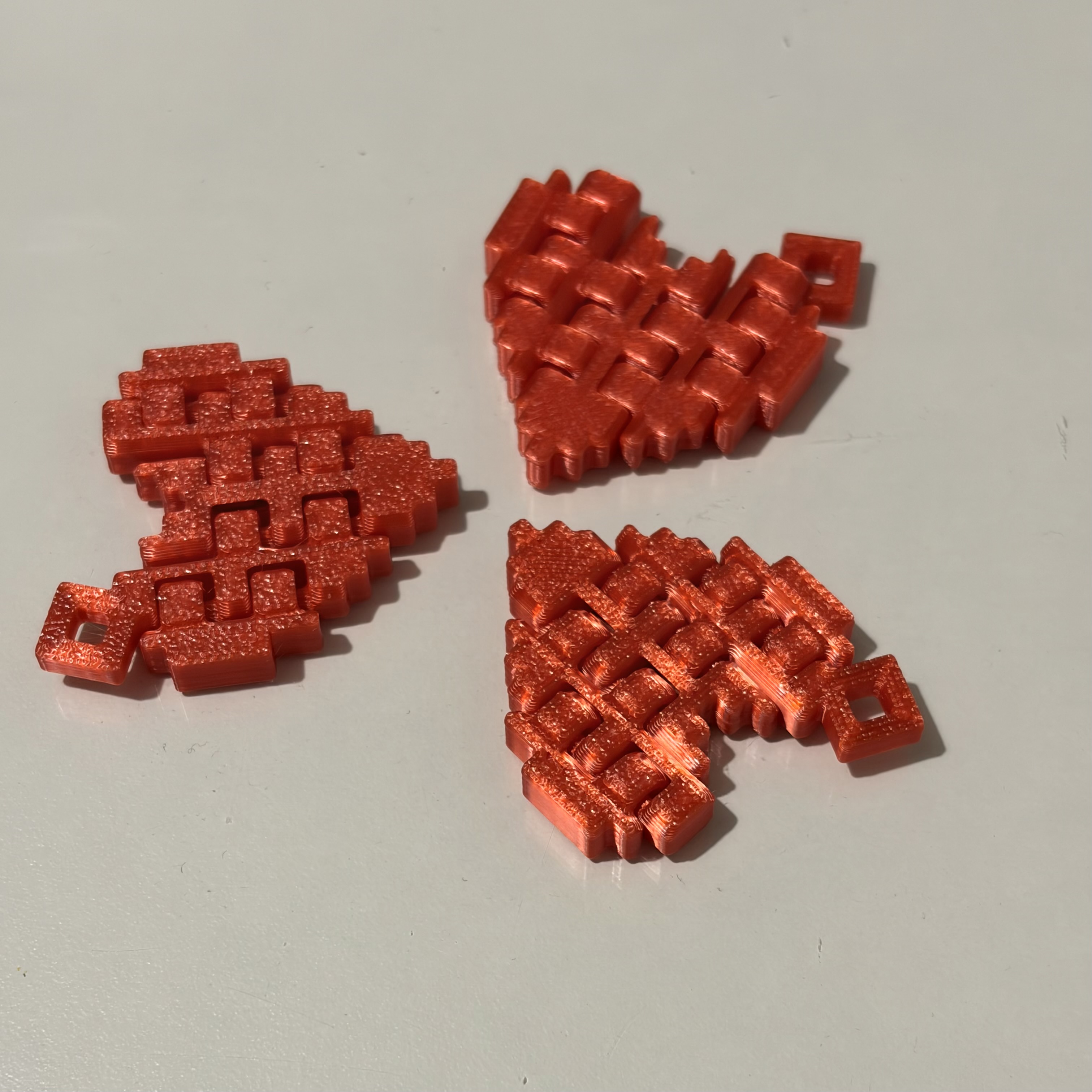 Heart Fidget Keyring