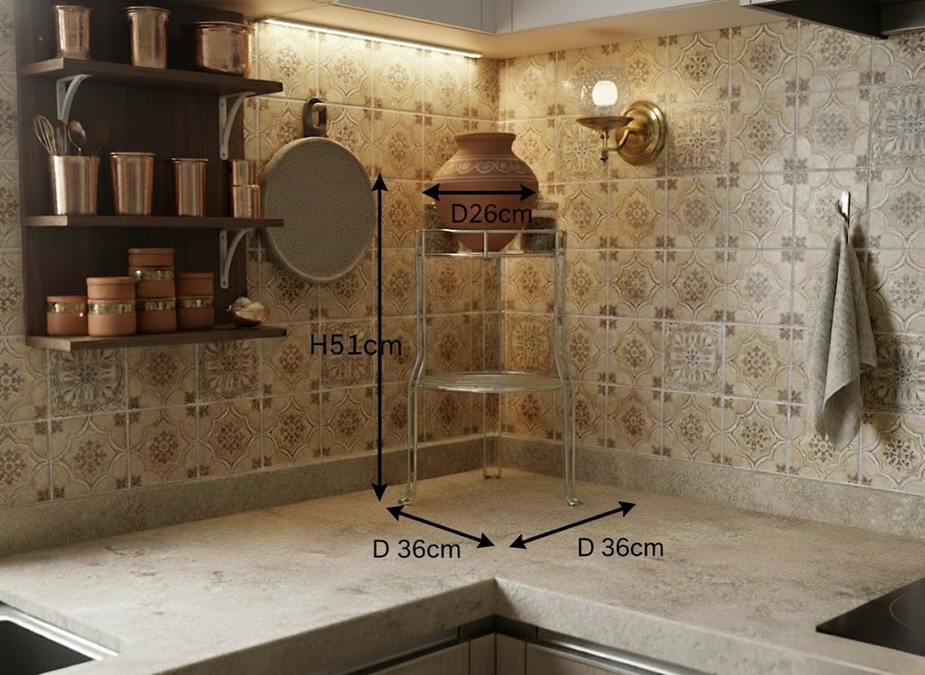 Stainless Steel 2-Tier Claypot Stand