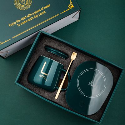 Luxury Mug Gift Set with Warmer