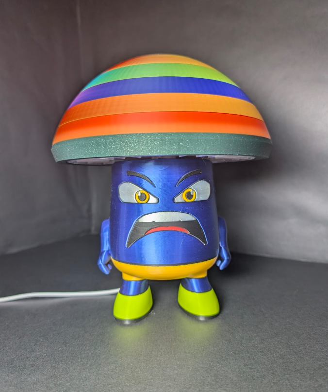 Angry Mushroom LED Lamp