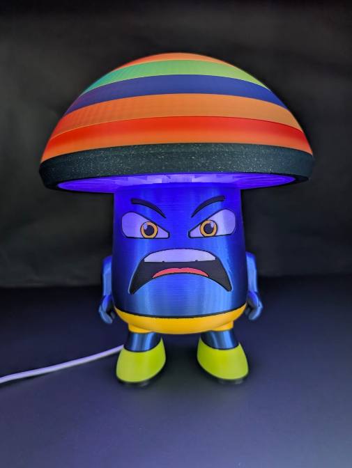 Angry Mushroom LED Lamp