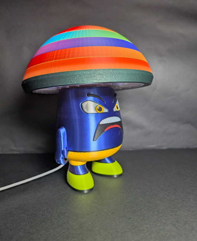Angry Mushroom LED Lamp