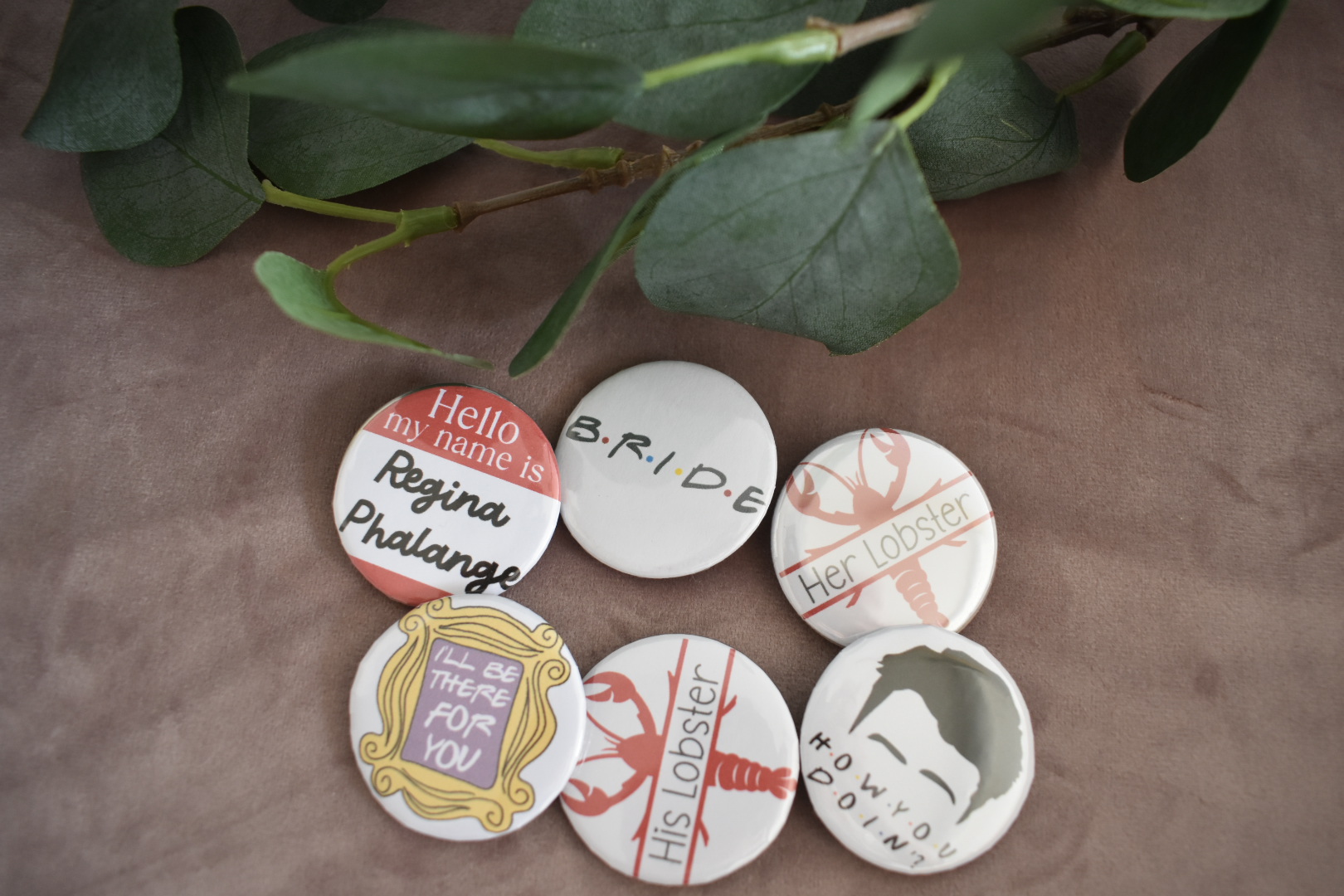 Lot de Bagdes "les amis" 