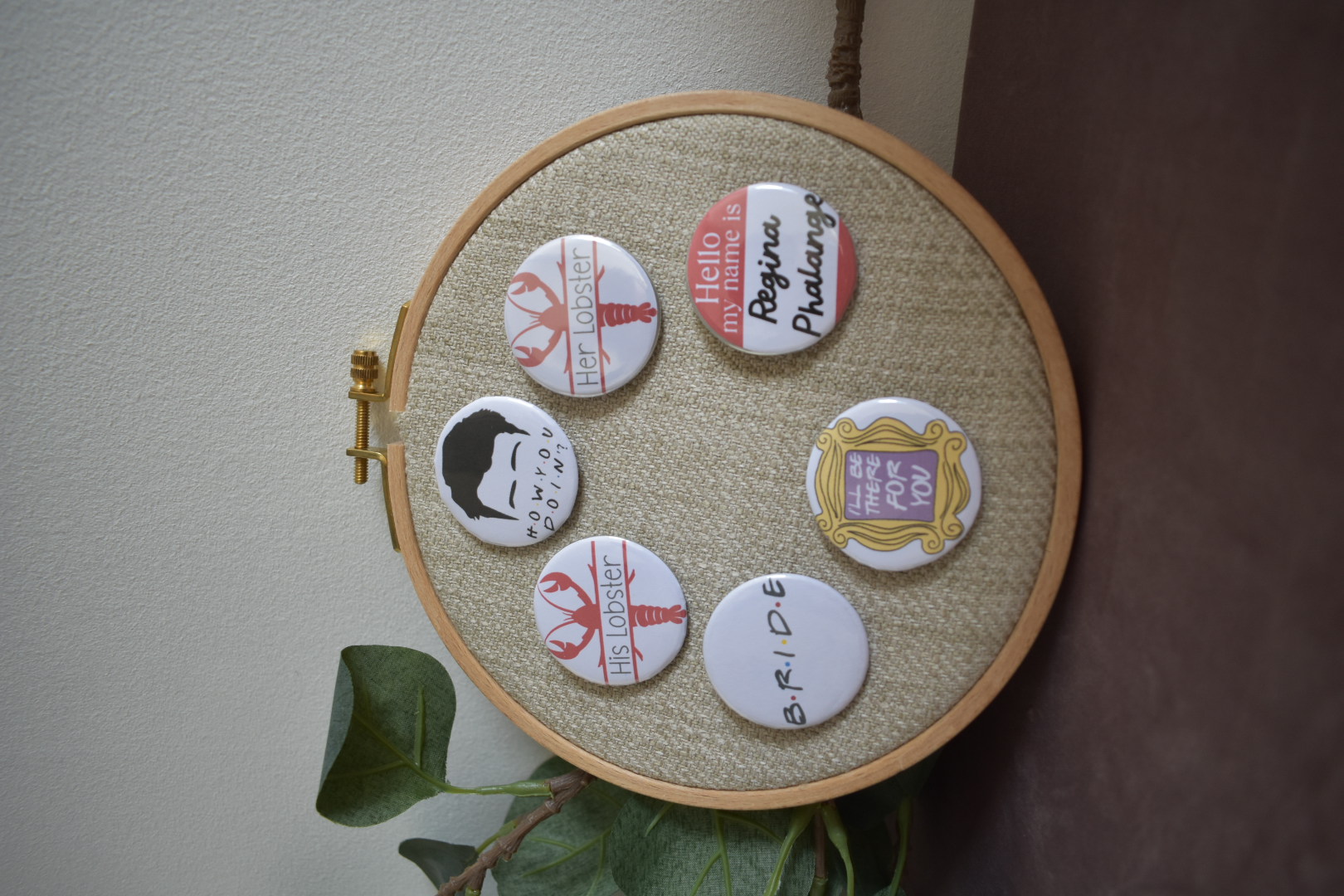 Lot de Bagdes "les amis" 