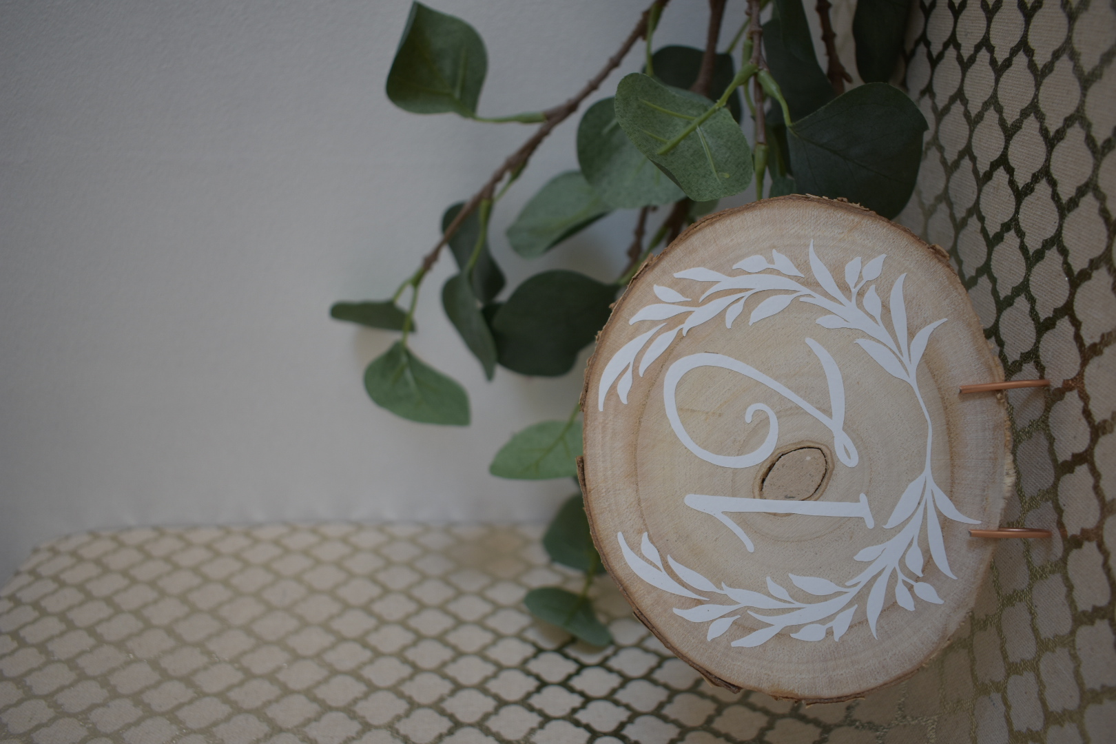 Numéros de table Rondins 