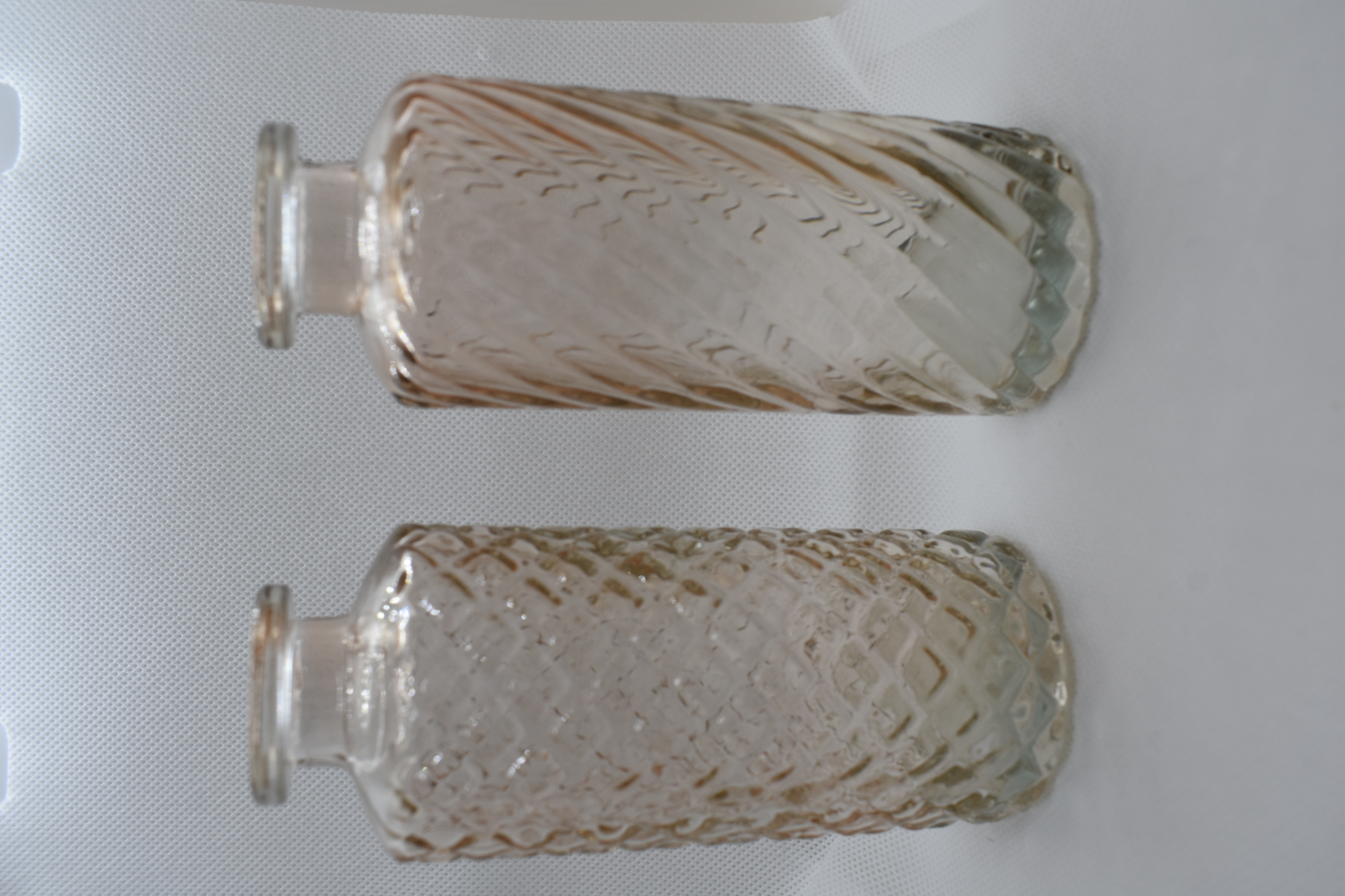 Paire de soliflores rose pâle 