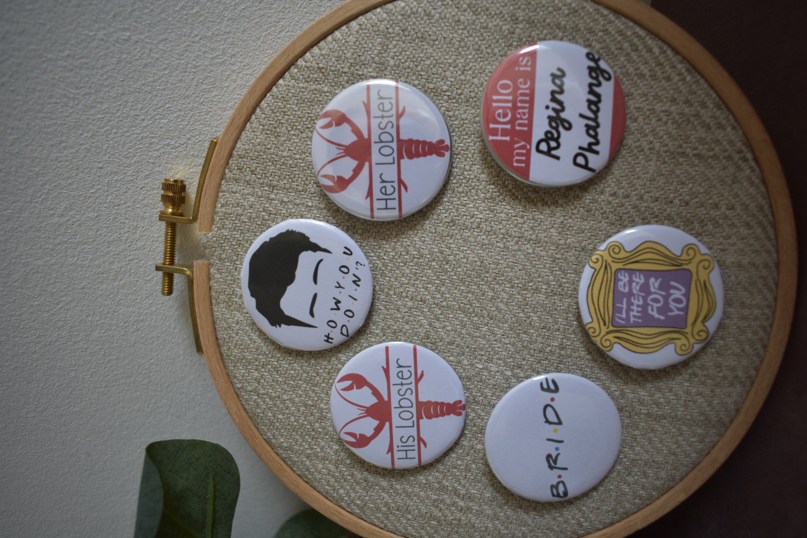 Lot de Bagdes "les amis" 