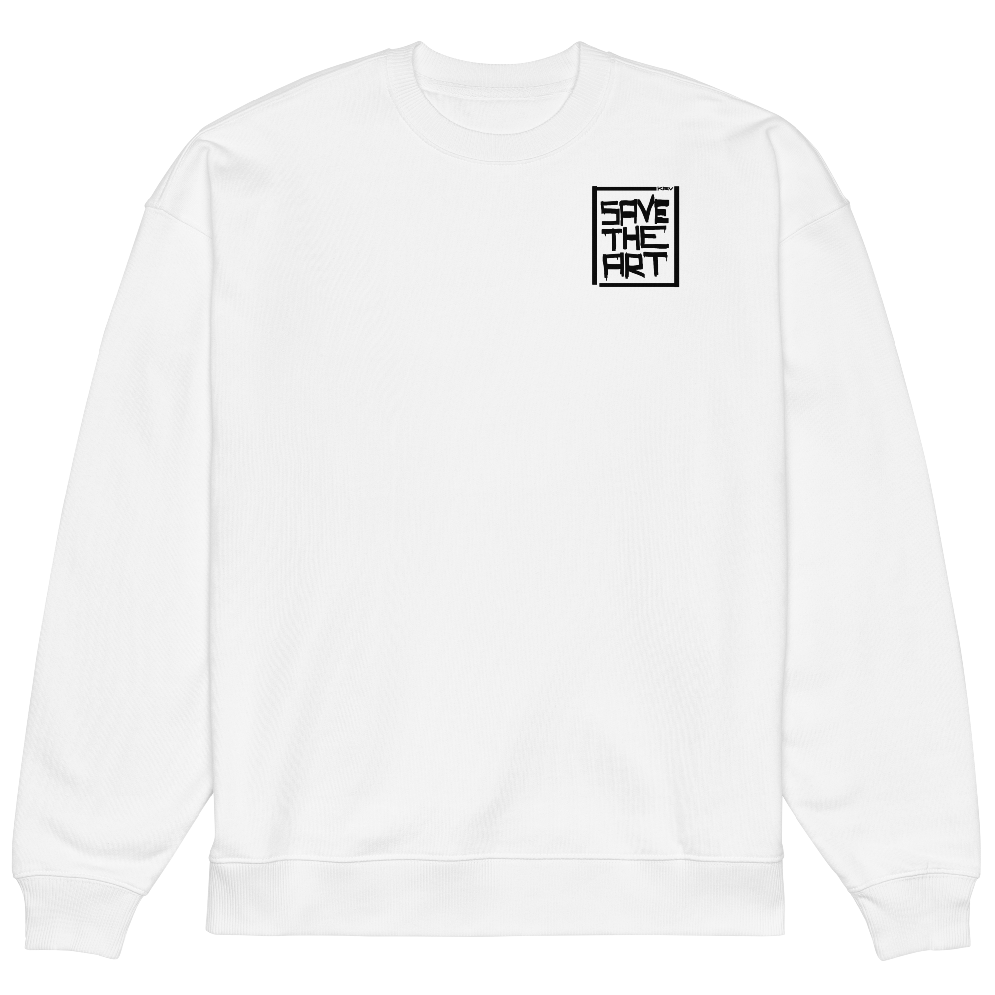 First Sketch by Jan | Save the Art | Original KRV - Unisex organic oversized sweatshirt