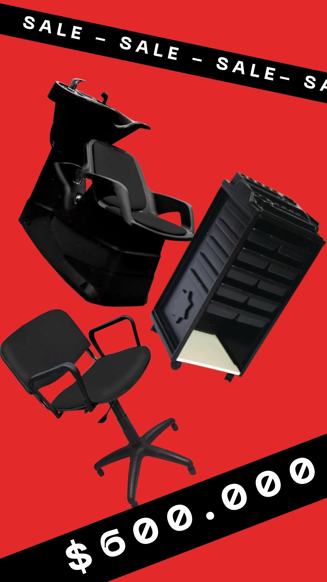 Kit de Mobiliario para Peluquería