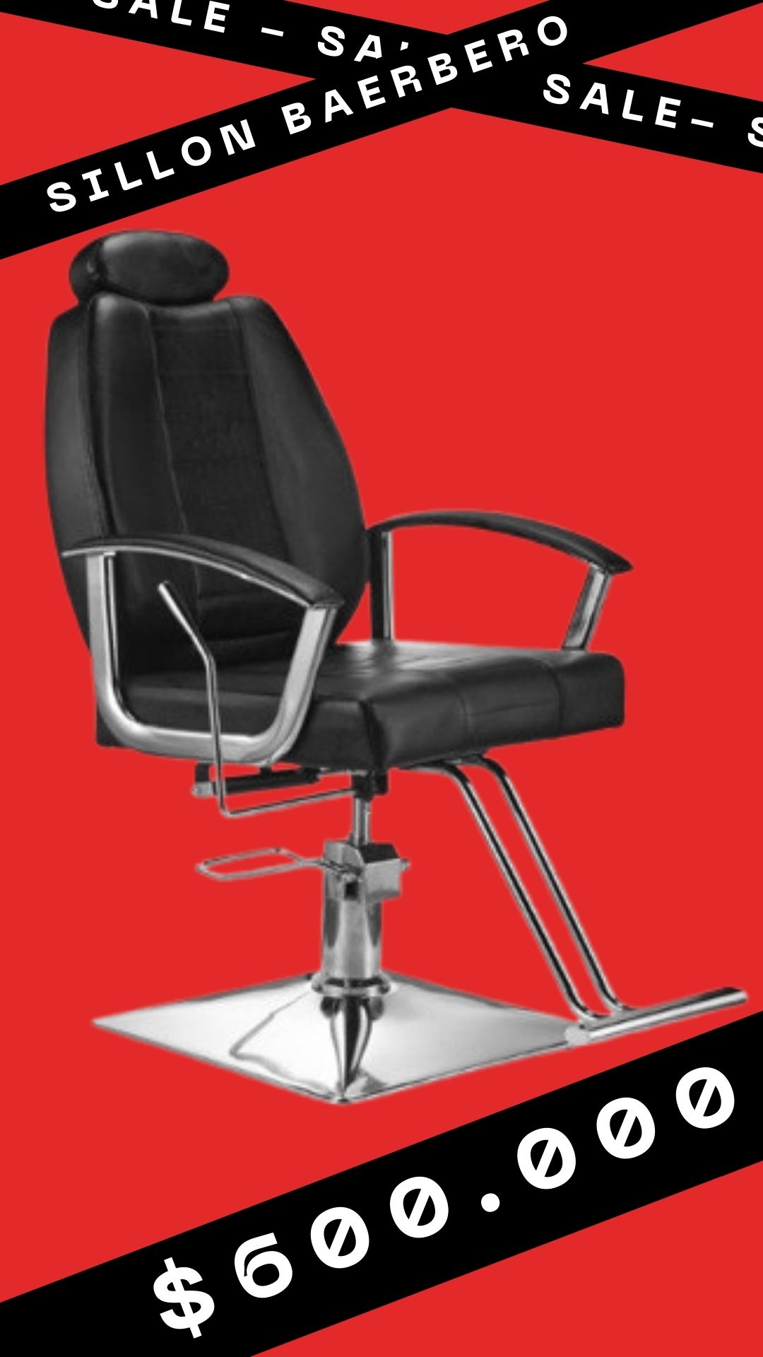 Sillón Barbero Profesional B63-CH028