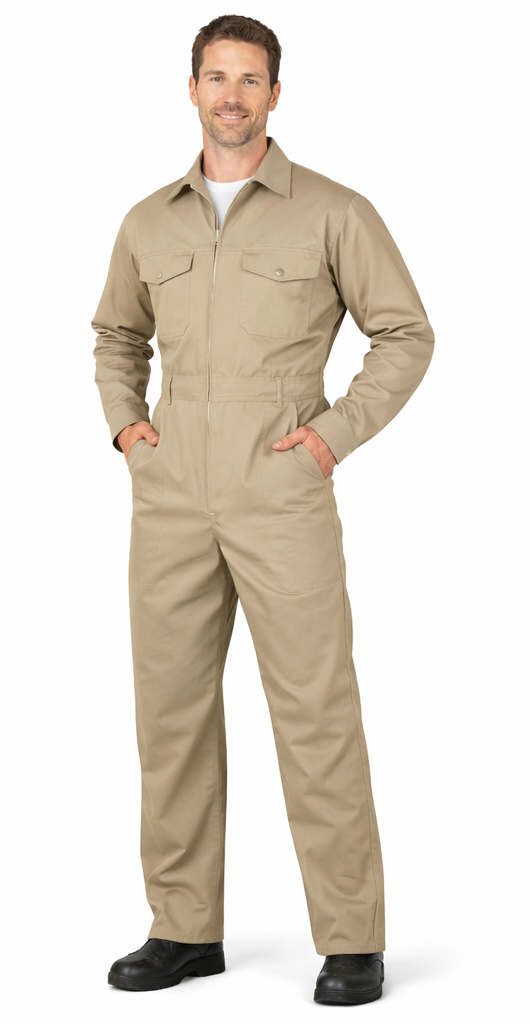 MAMELUCO DE TRABAJO CON CIERRE