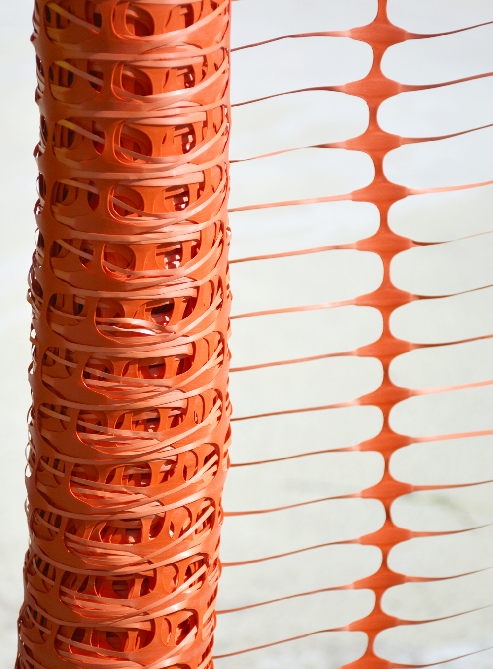  MALLA NARANJA RETICULADA PLASTICA ROLLO DE 1X45 MTS