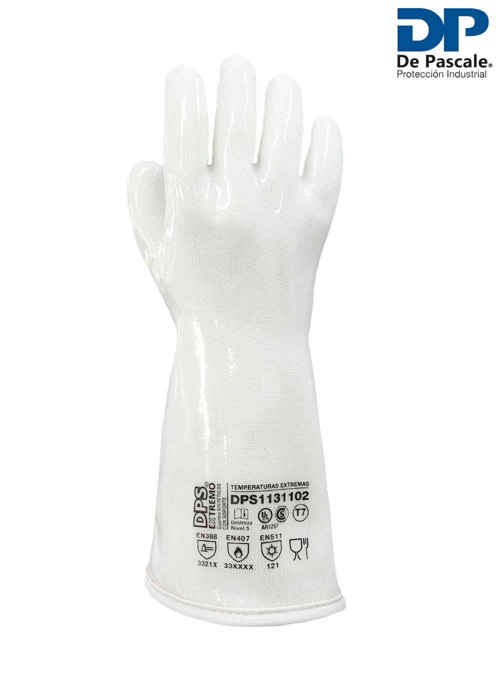 GUANTE TERMOIMPERMEABLE DE SILICONA PARA TEMPERATURAS EXTREMAS DE PASCALE