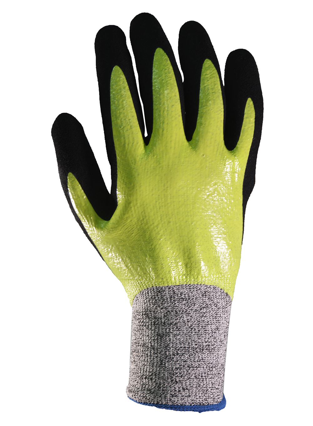 GUANTE SIN COSTURA ANTICORTE RECUBIERTO COMPLETO NITRILO DOBLE BAÑO EN PALMA ESPUMADO DE PASCALE