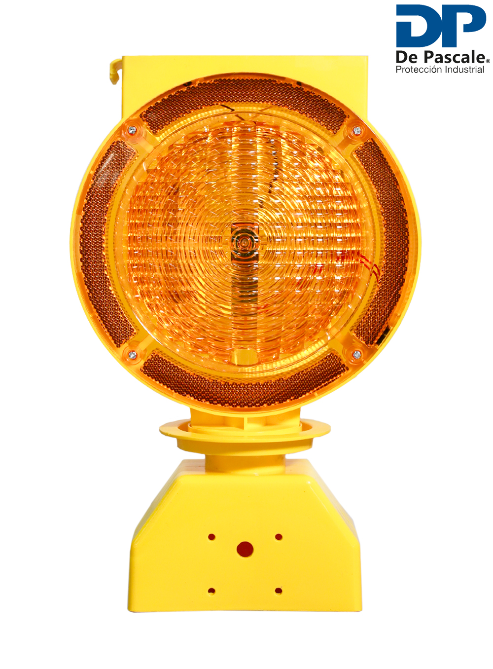 BALIZA DE SEÑALIZACION INTERMITENTE LED PANEL SOLAR