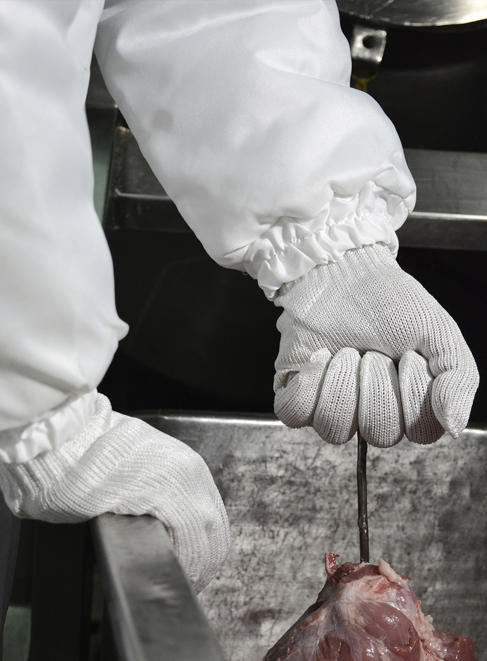 GUANTE SIN COSTURA ANTICORTE HILO DE ACERO LISO DE PASCALE