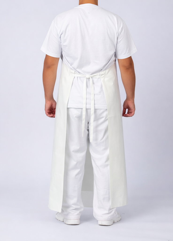 DELANTAL PVC IMPERMEABLE BLANCO