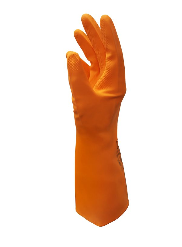 GUANTE DE CAUCHO NITRILO BUTADIENO NARANJA DE PASCALE