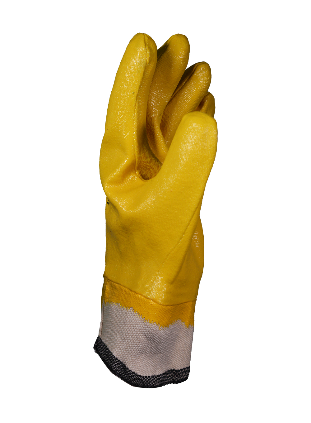 GUANTE NITRILO LIVIANO BAÑO COMPLETO AMARILLO PUÑO DE LONA DE PASCALE