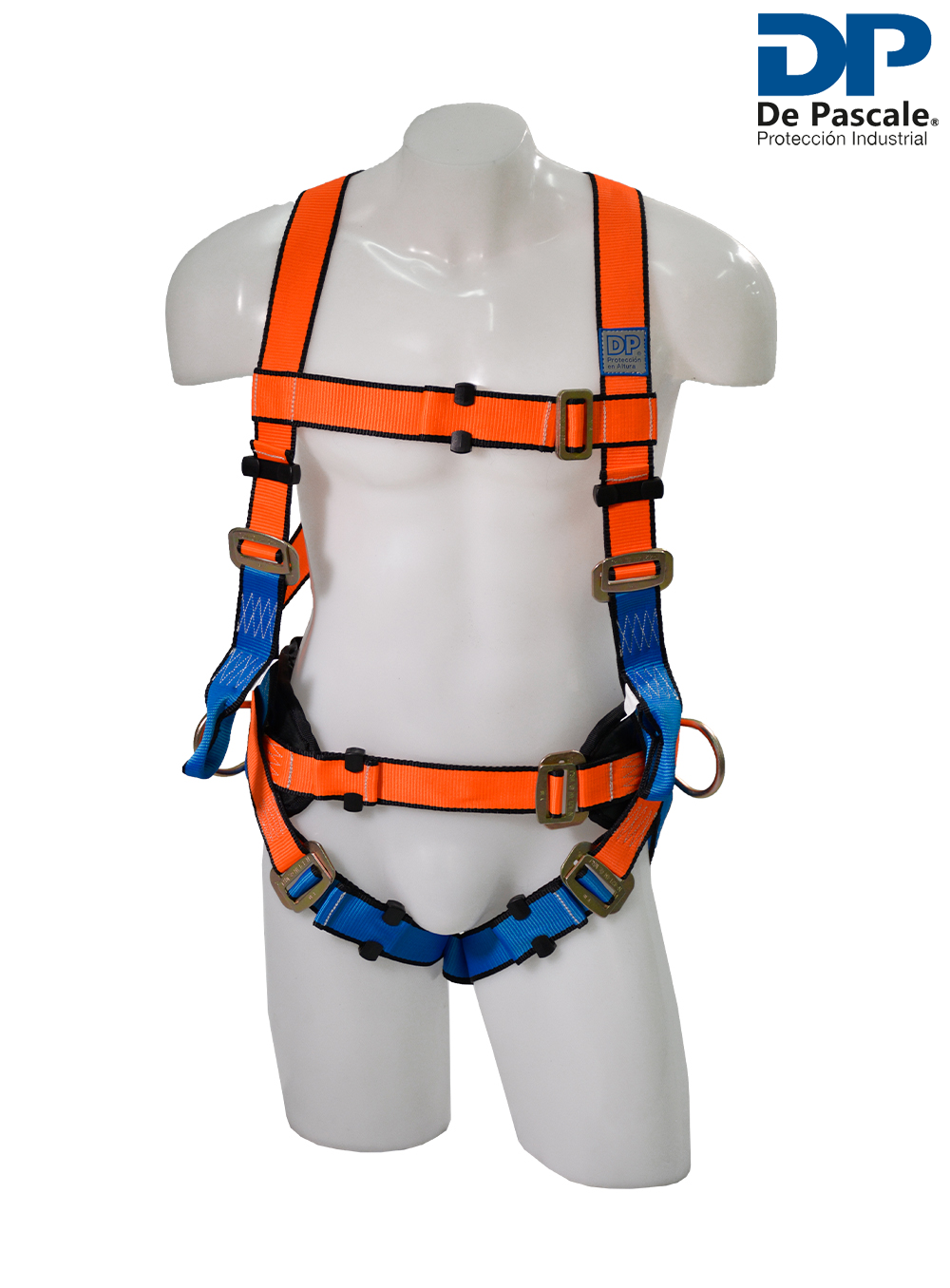 ARNES CON ENGANCHE EN ESPALDA Y CINTURA, TOMA FRONTAL, REGULABLE REF. LUMBAR Y PERNERA DE PASCALE