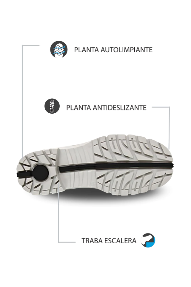 BOTA DE LLUVIA CON PUNTERA OMBU