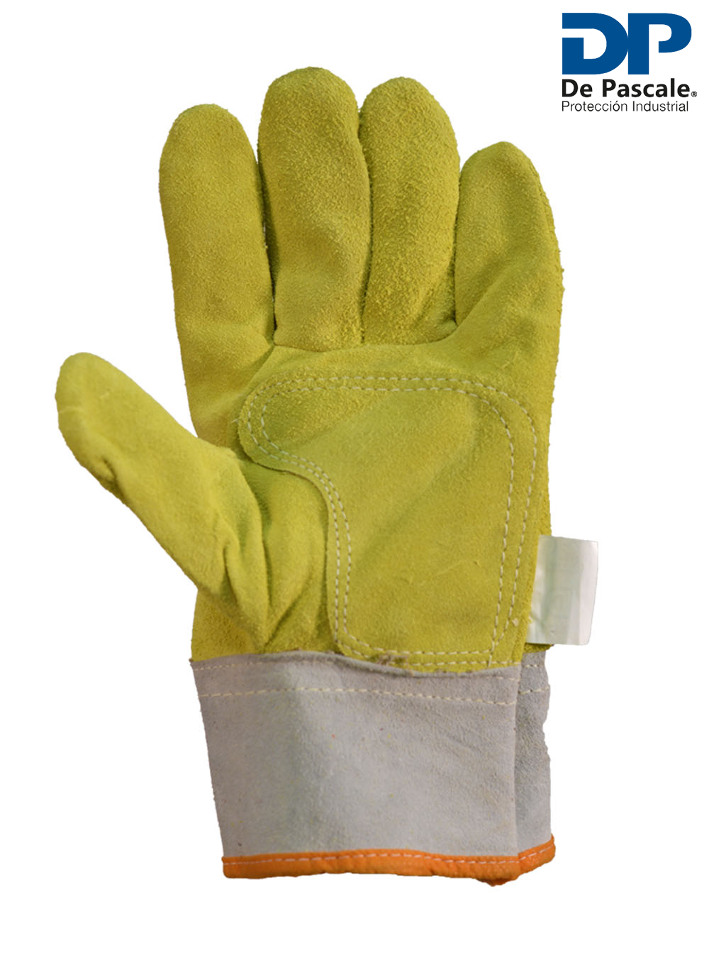 GUANTE AMERICANO DESCARNE AMARILLO PUÑO CORTO DE PASCALE