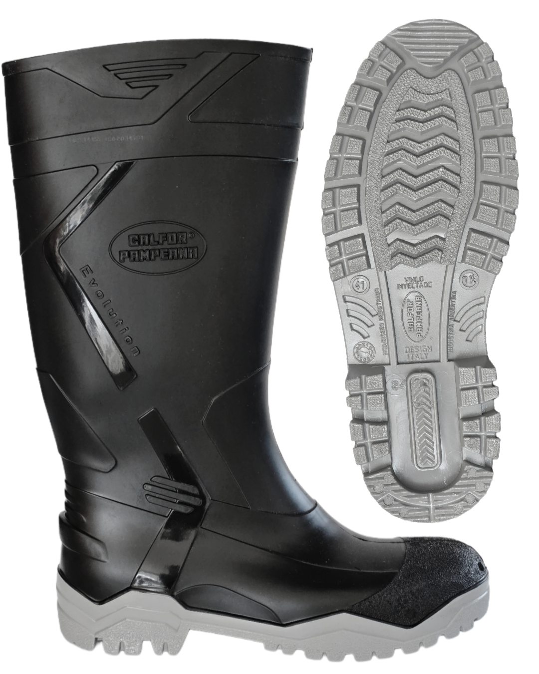 BOTA CALFOR EVOLUTION 1/2 CAÑA CON PUNTERA