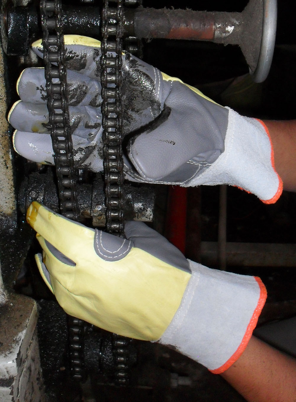 GUANTE AMERICANO COMBINADO OLEÓFUGO PUÑO LARGO REFUERZO CADENERO DE PASCALE