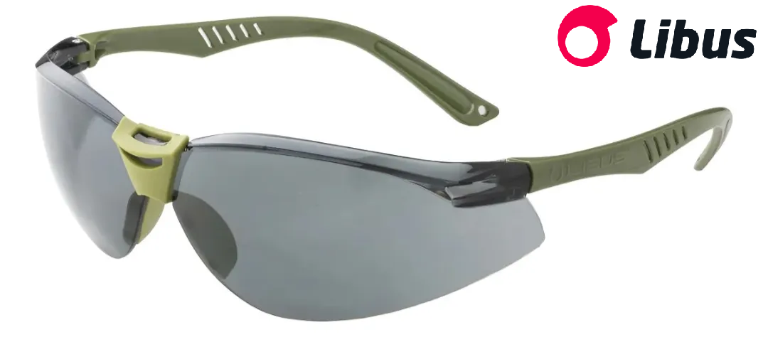 LENTE DE SEGURIDAD LIBUS NEON GRIS ANTIRRAYADURA