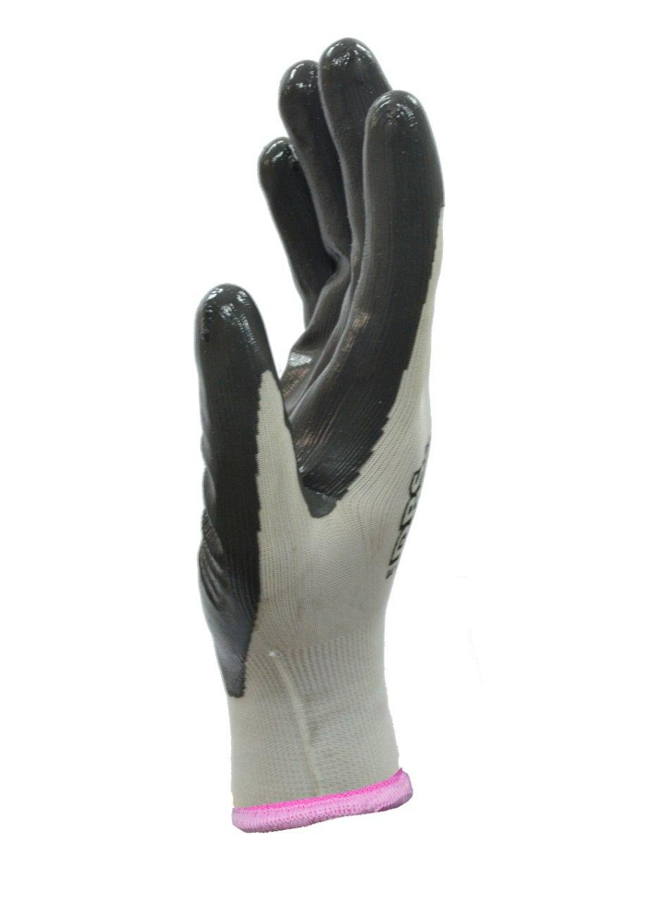 GUANTE SIN COSTURA G13 RECUBIERTO EN NITRILO NEGRO DE PASCALE