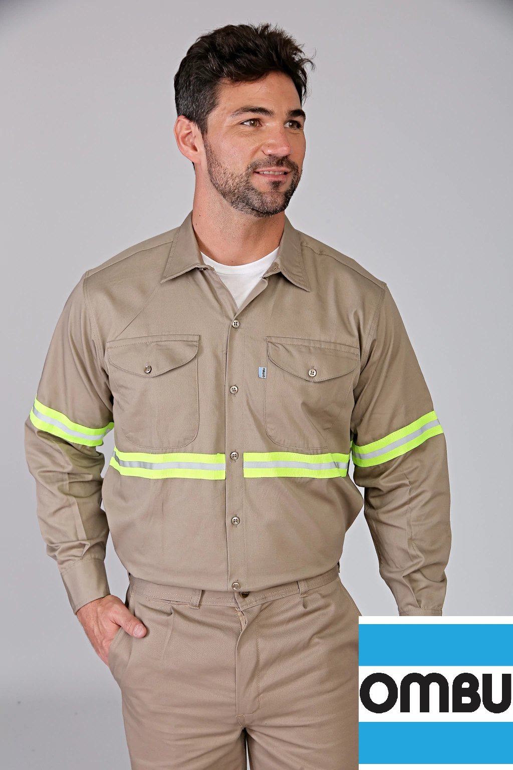 CAMISA DE TRABAJO CON REFLECTIVOS OMBU