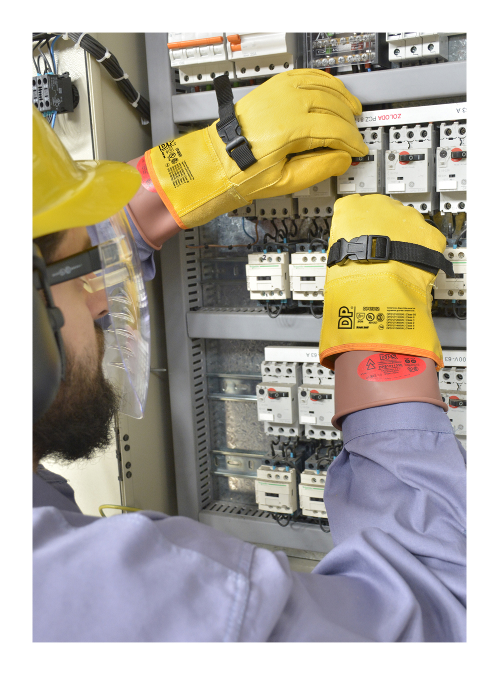 GUANTE COBERTOR DIELECTRICO VAQUETA CHICO CLASE 00 Y 0 DE PASCALE