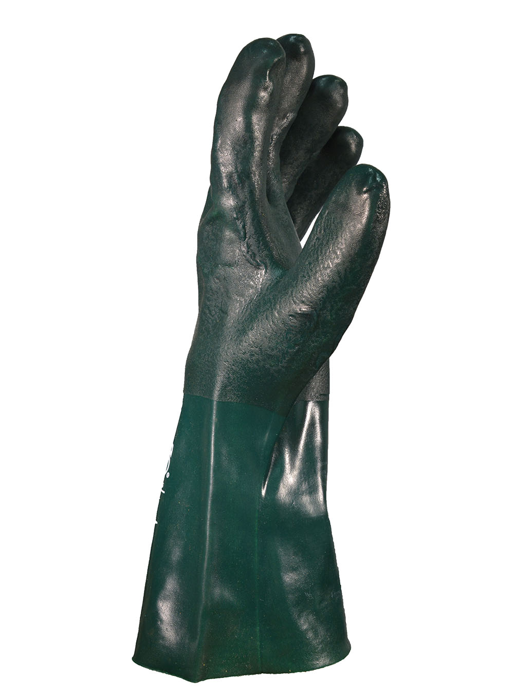 GUANTE PVC INDUSTRIAL VERDE GRANITADO 35CM DE PASCALE