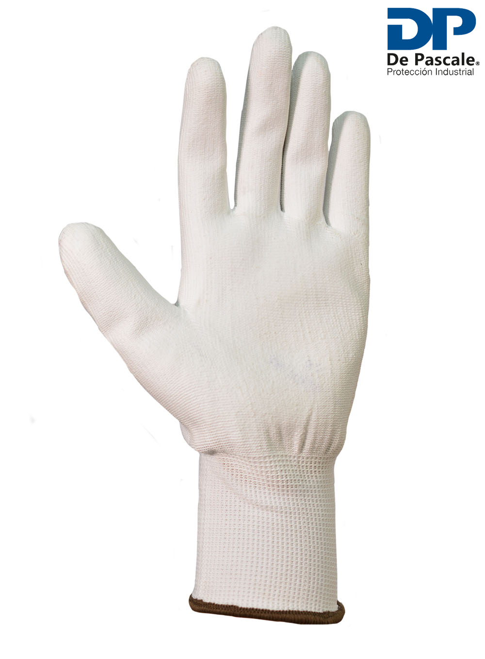 GUANTE SIN COSTURA RECUBIERTO EN PU ESPUMADO BLANCO DE PASCALE