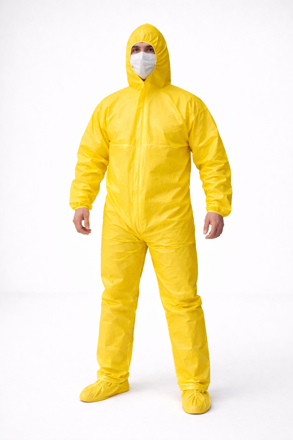 MAMELUCO LAMINADO DESCARTABLE BLANCO / AMARILLO