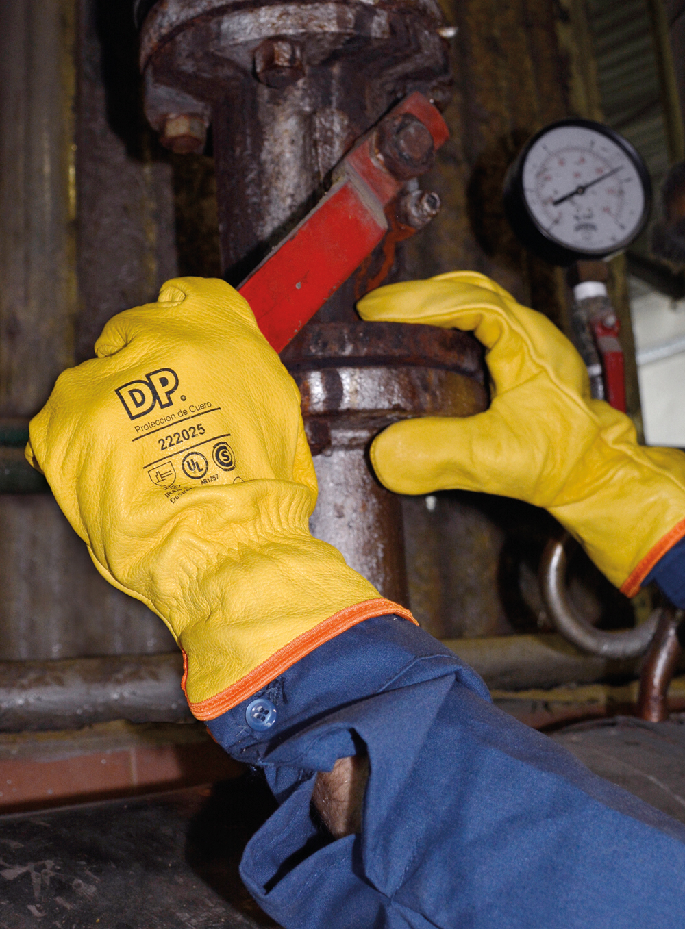 GUANTE LINCOLN VAQUETA ELASTIZADO AMPLIO PULGAR VOLCADO DE PASCALE