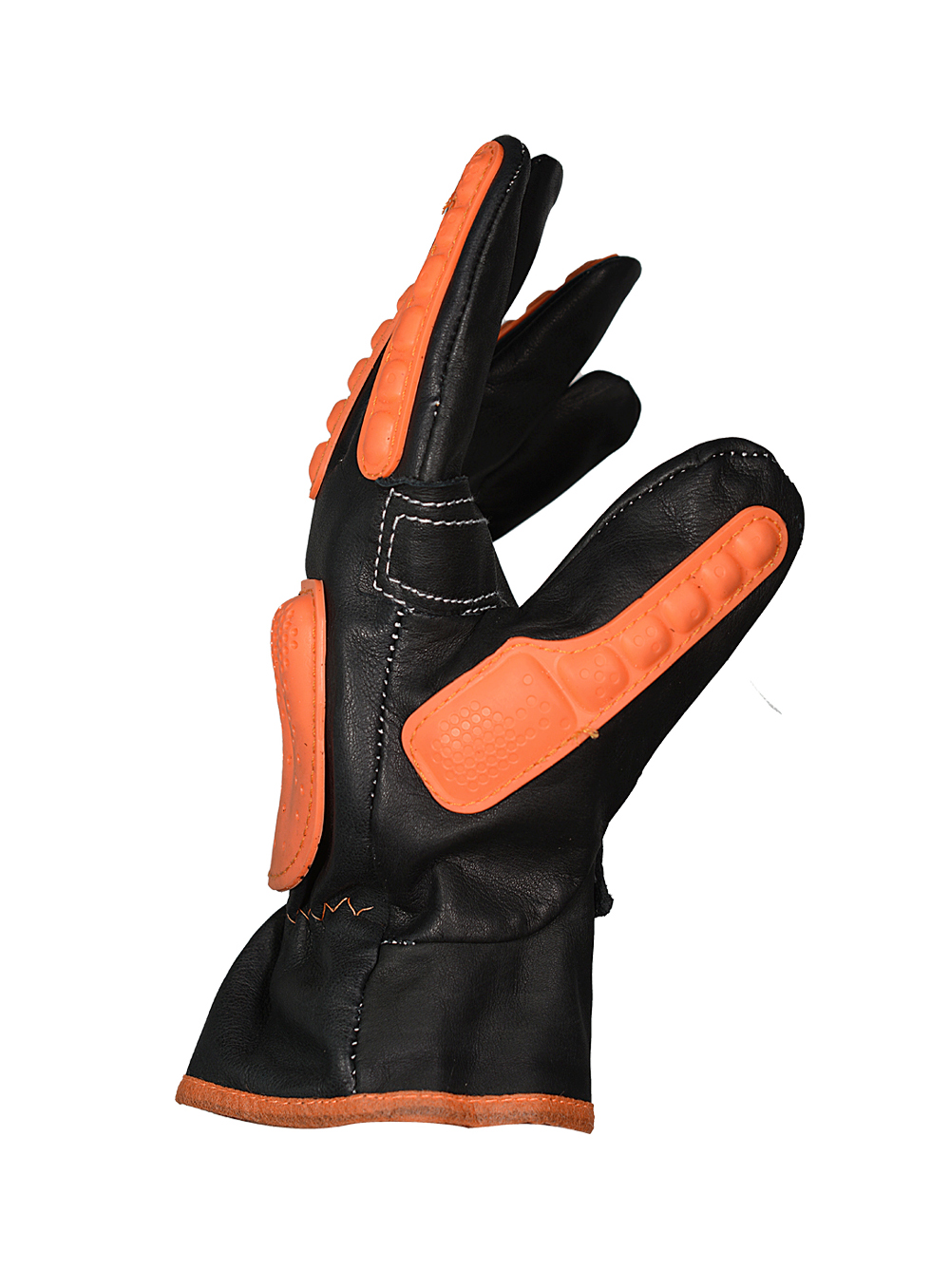 GUANTE LINCOLN VAQUETA ELASTIZADO CON REFUERZO TPR ANTISHOCK FORRADO ANTICORTE DE PASCALE