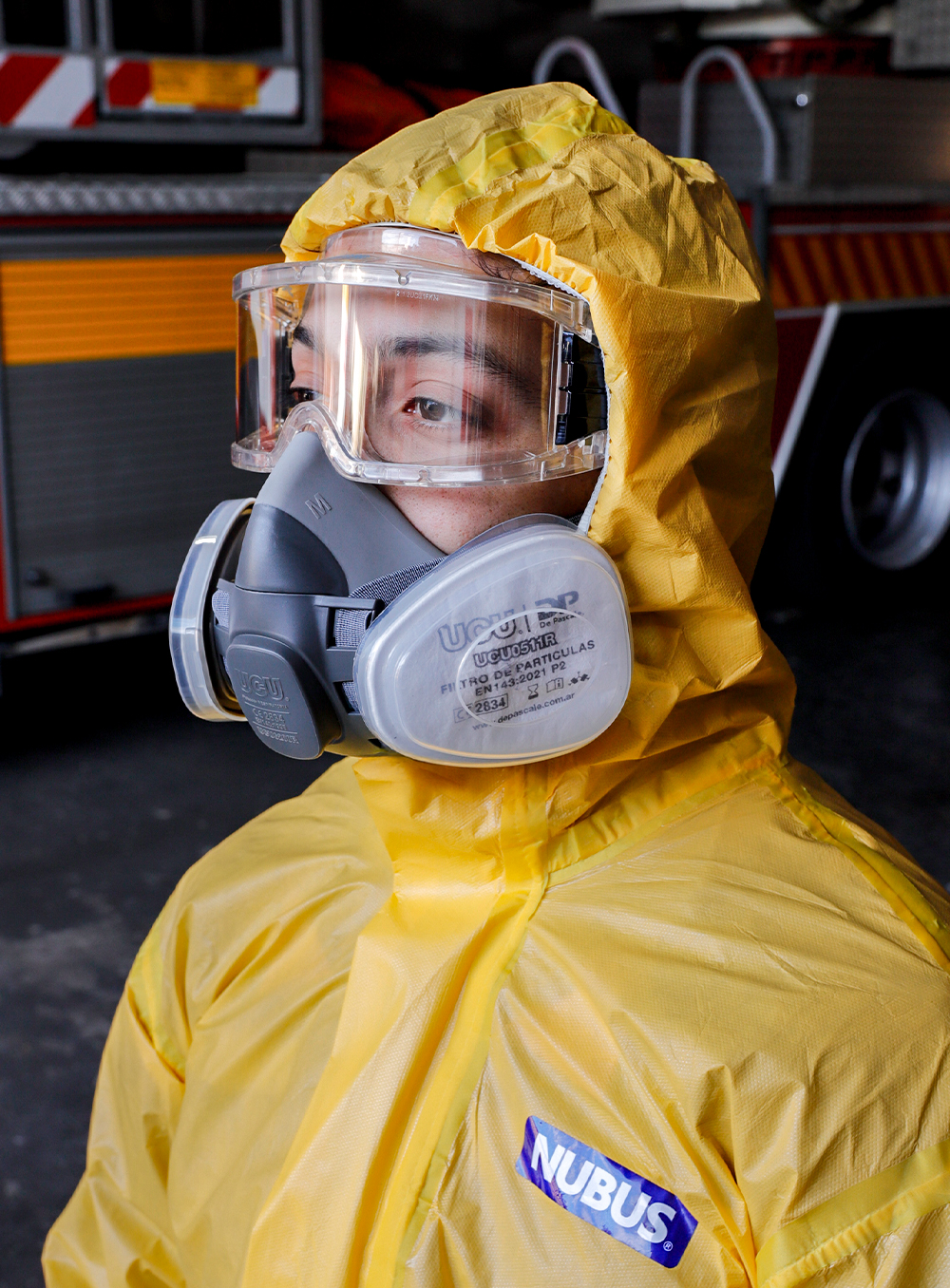 MASCARA MEDIO ROSTRO TPE DE PASCALE TALLE M / L