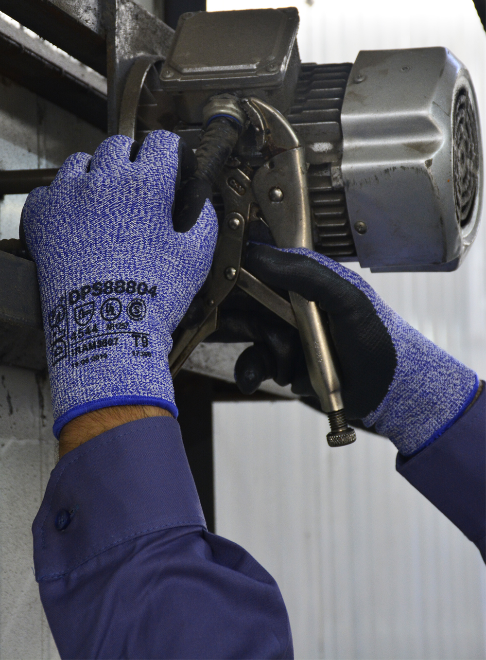 GUANTE SIN COSTURA ANTICORTE RECUBIERTO NITRILO DE PASCALE