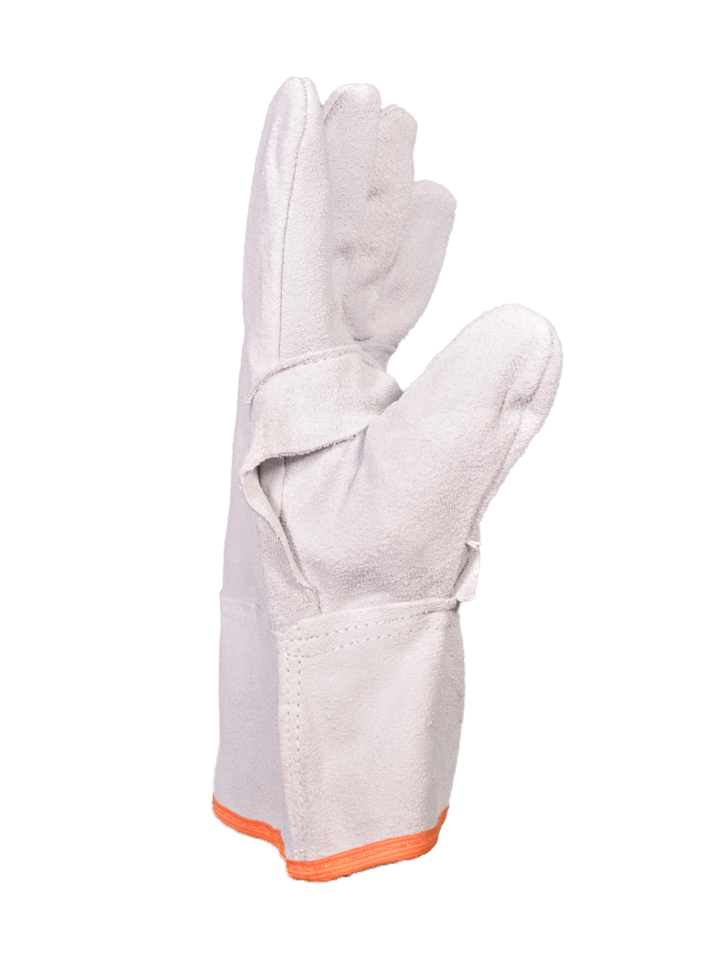 GUANTE AMERICANO DESCARNE GRIS PUÑO CORTO REFUERZO PISTOLA Y PONCHO DE PASCALE