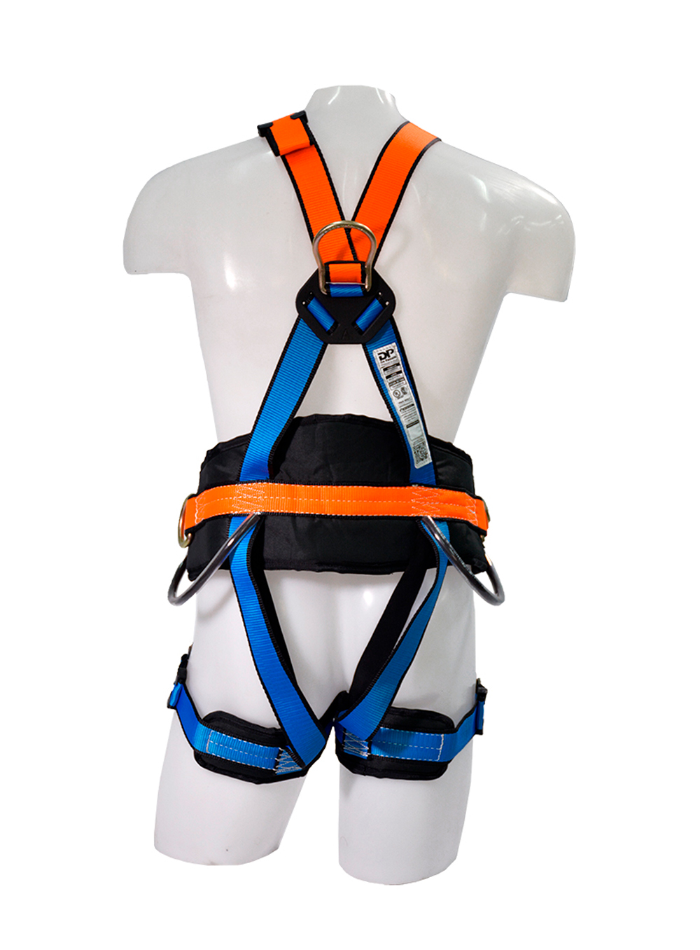 ARNES CON ENGANCHE EN ESPALDA, PECHO Y CINTURA, TOMA FRONTAL, REGULABLE REF. LUMBAR Y PERNERA DE PASCALE