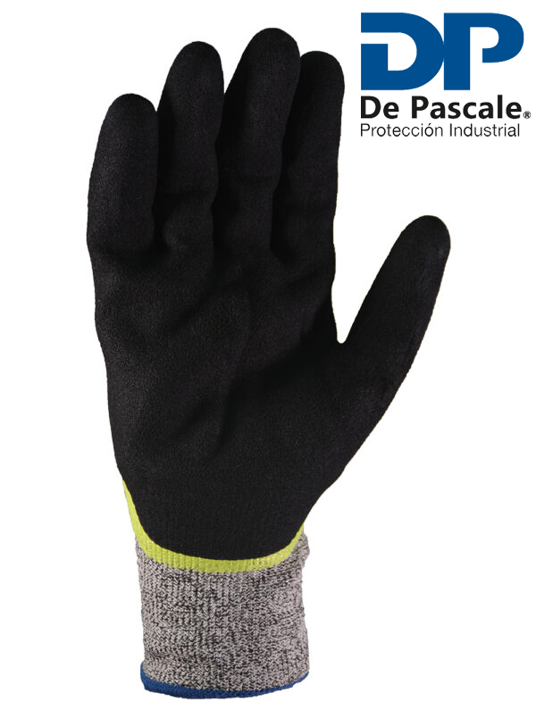GUANTE SIN COSTURA ANTICORTE RECUBIERTO COMPLETO NITRILO DOBLE BAÑO EN PALMA ESPUMADO DE PASCALE