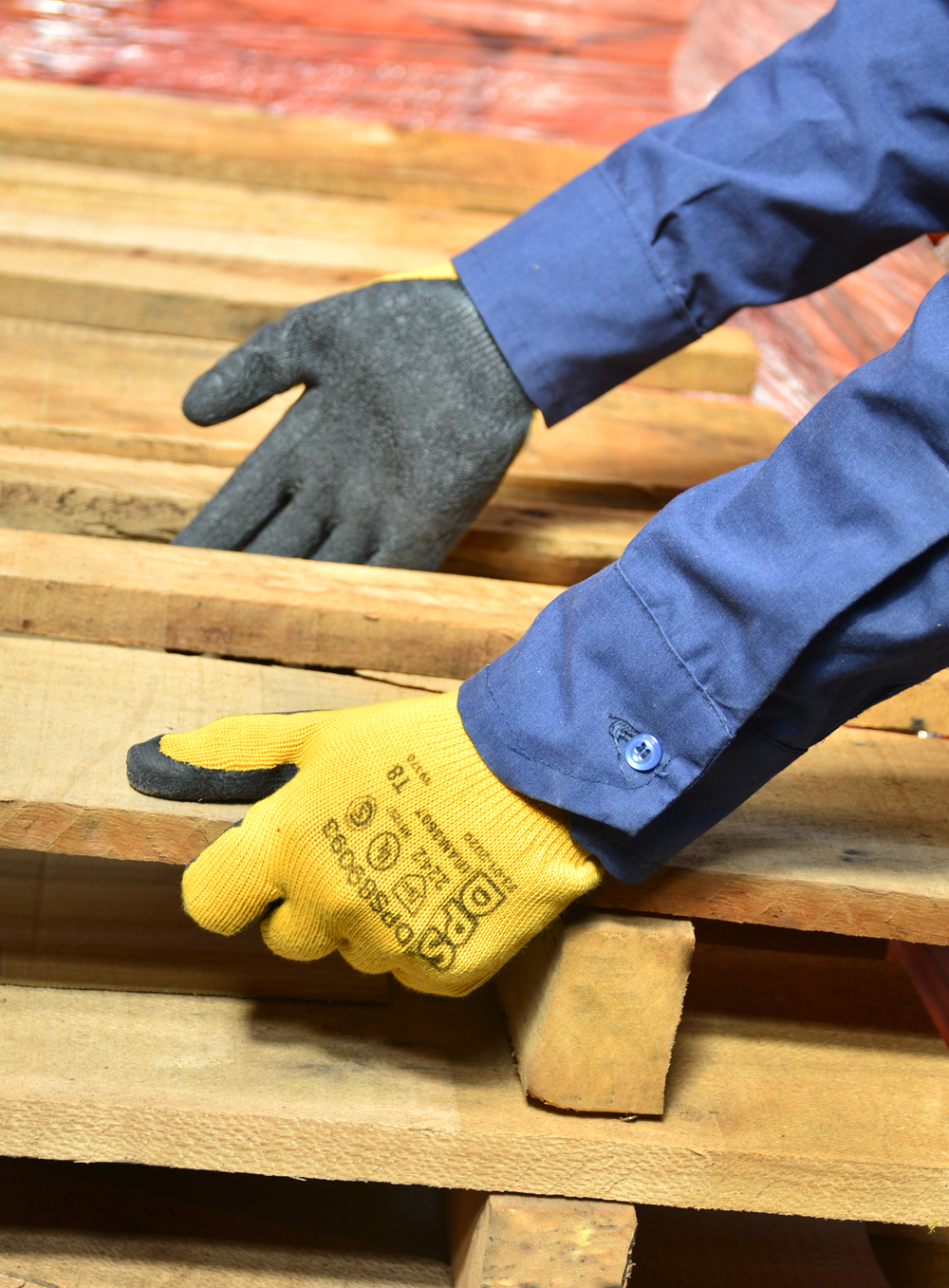 GUANTE SIN COSTURA G10 RECUBIERTO EN LATEX RUGOSO NEGRO DE PASCALE