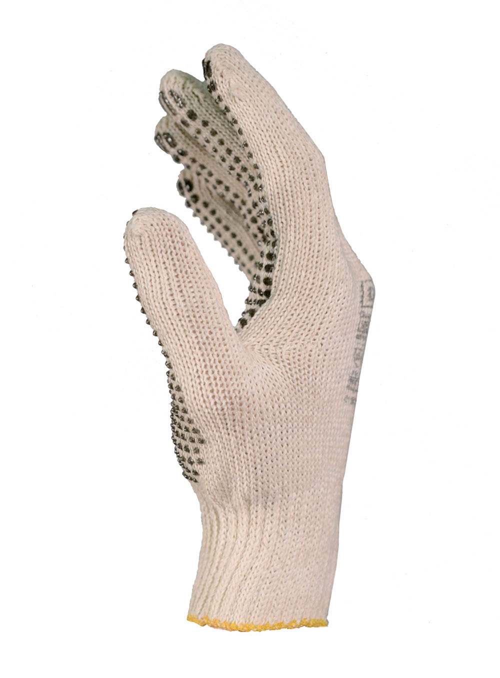 GUANTE SIN COSTURA ALGODÓN NATURAL ECONÓMICO MOTEADO DE PASCALE TALLE 8 Y 10