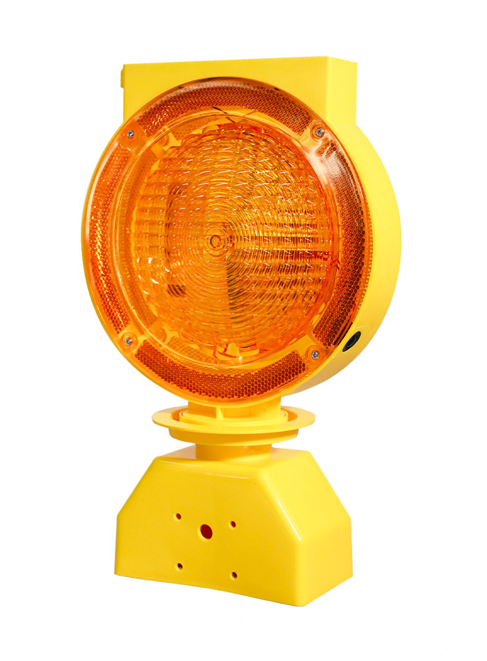 BALIZA DE SEÑALIZACION INTERMITENTE LED PANEL SOLAR