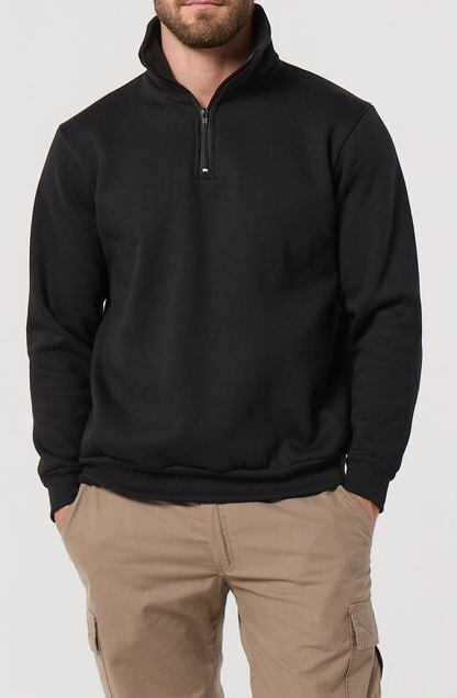 BUZO FRIZADO MEDIO CIERRE DE TRABAJO