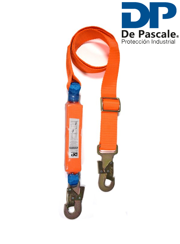 COLA DE AMARRE REGULABLE DE 2M CON AMORTIGUADOR DE PASCALE