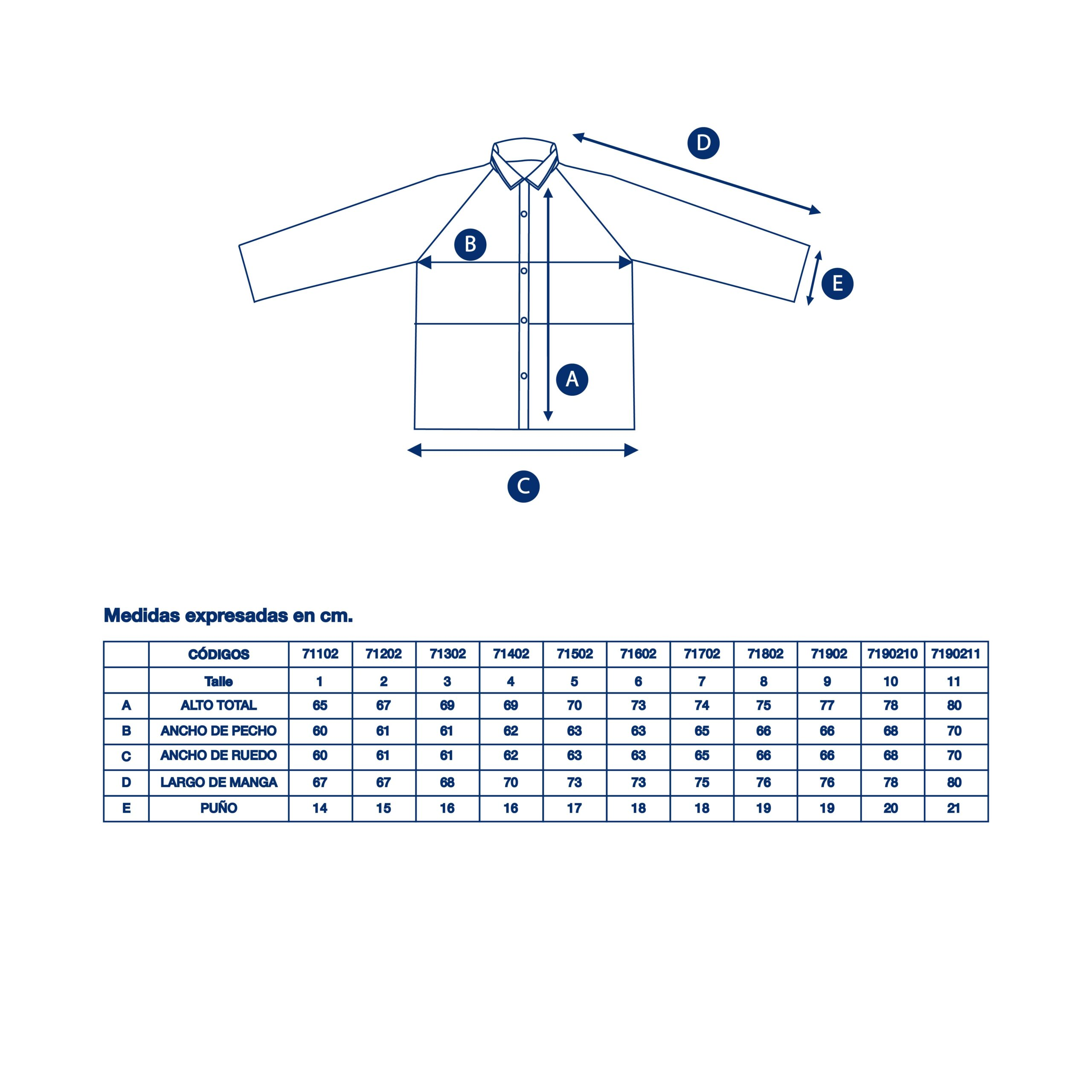 CAMPERA DESCARNE AMARILLA PARA SOLDADOR DE PASCALE