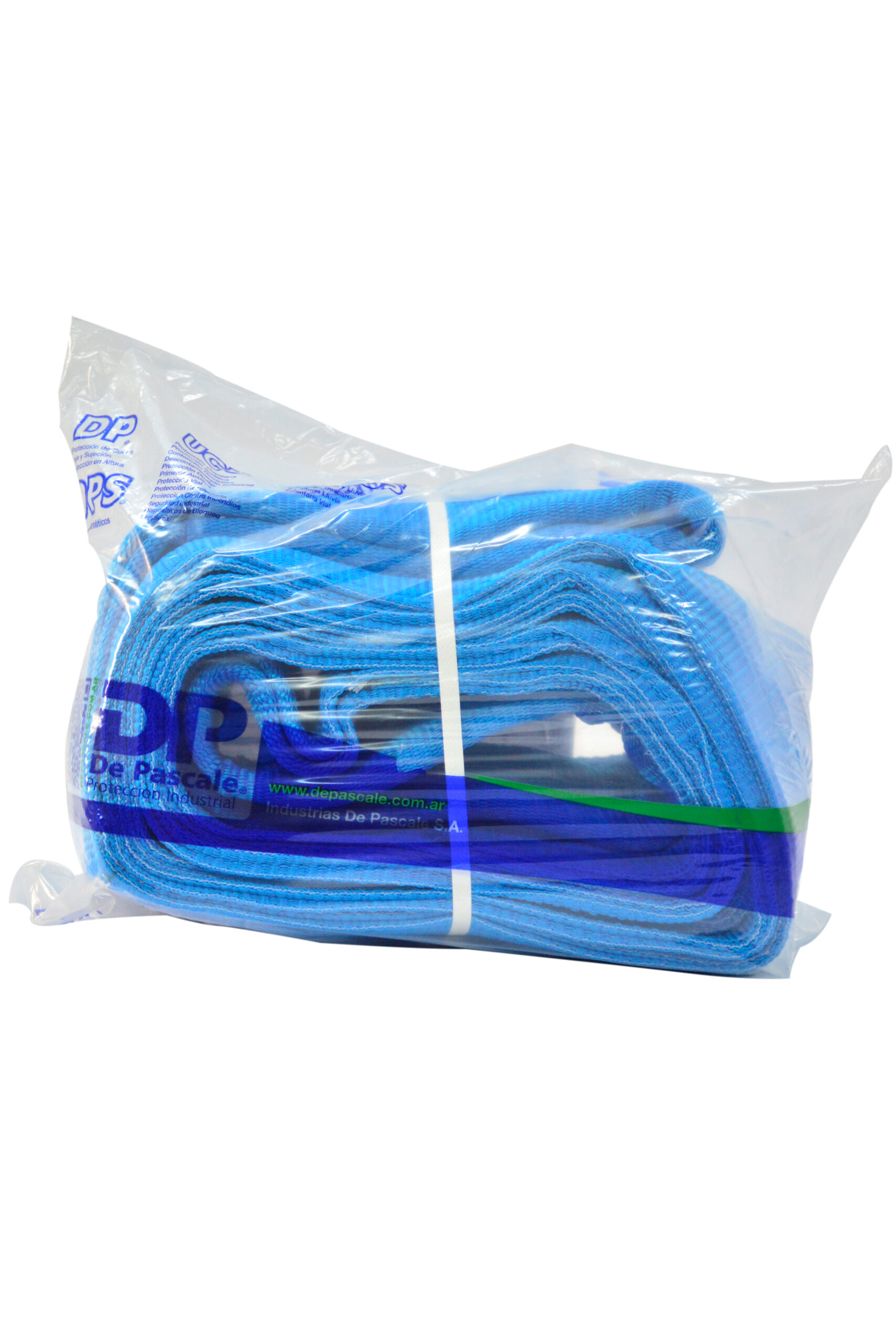 ESLINGA CAPACIDAD 8 TN LARGO 2 A 12 MTS ANCHO 200 MM COEFICIENTE SEGURIDAD 6 DE PASCALE