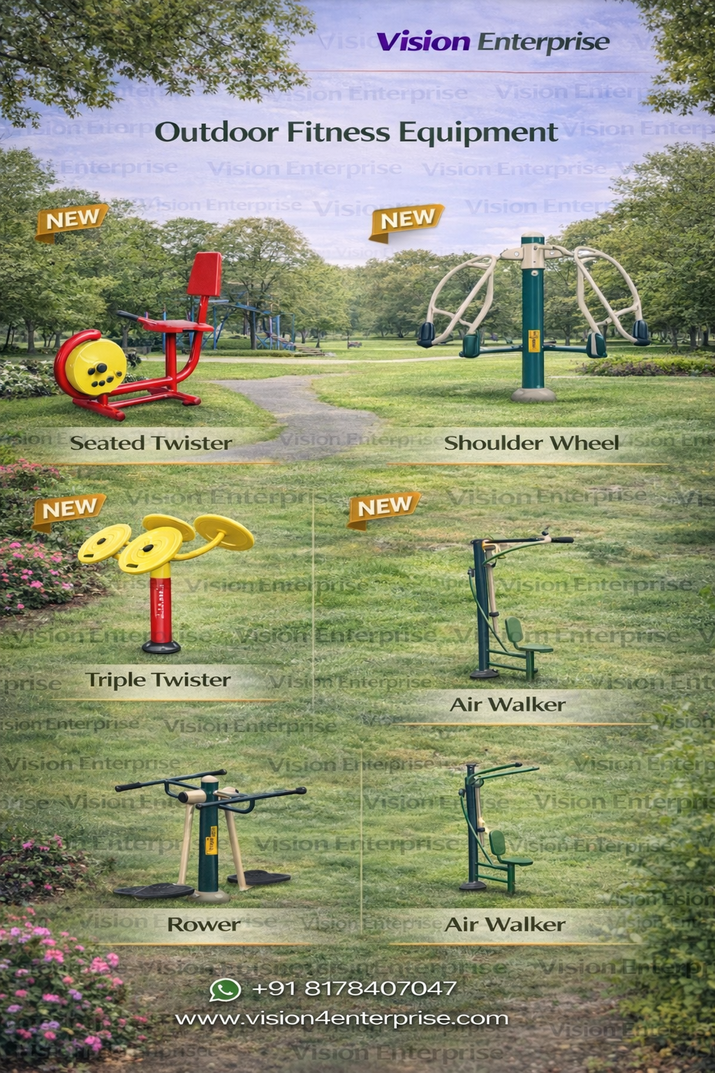 Outdoor Gym Equipment Set